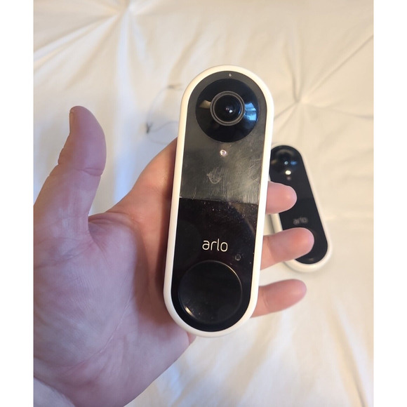 Lot of 2 Arlo Essential Wired HD Motion Detection Night Vision Video Doorbell - Picture 2 of 6